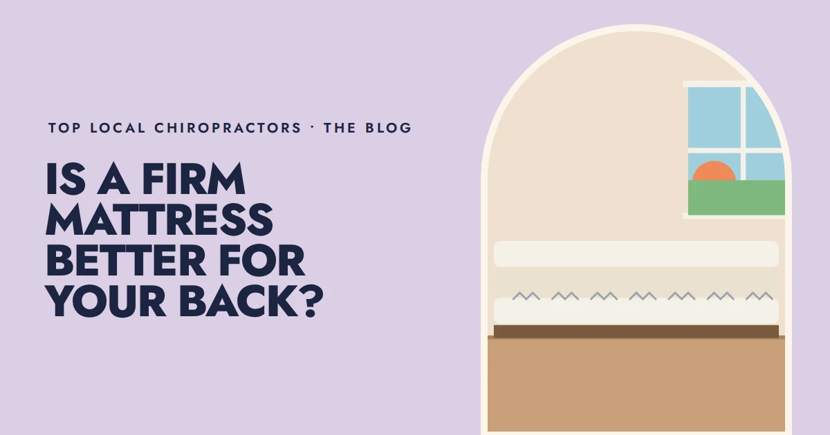 Is a firm mattress better for your back?