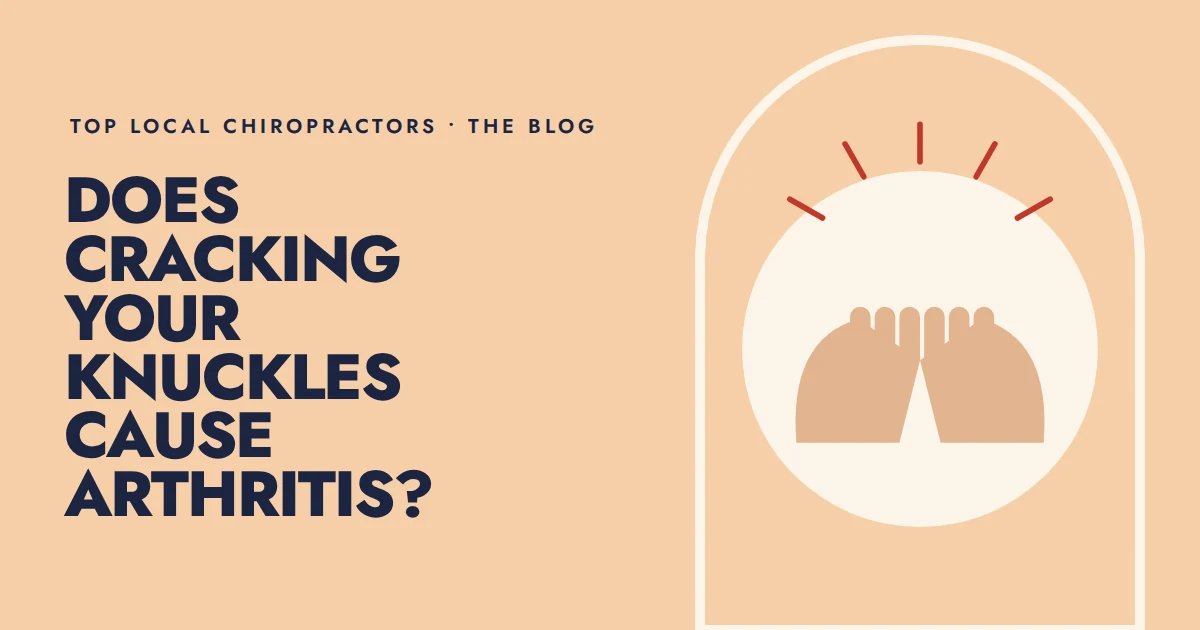Does cracking your knuckles cause arthritis?
