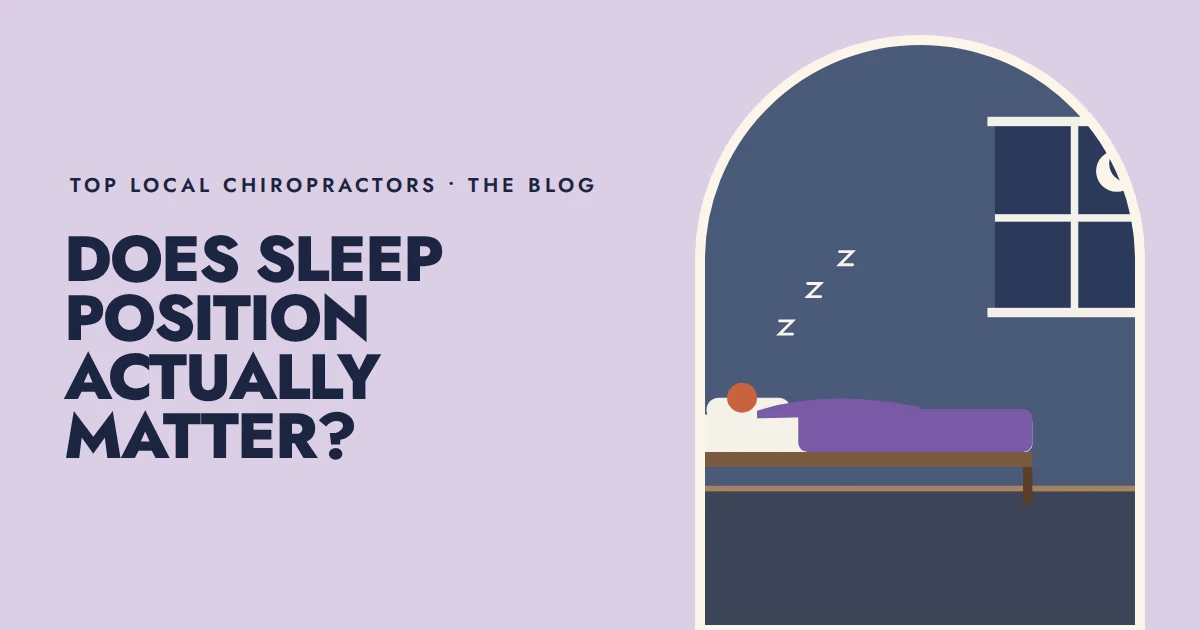 Does sleep position actually matter?