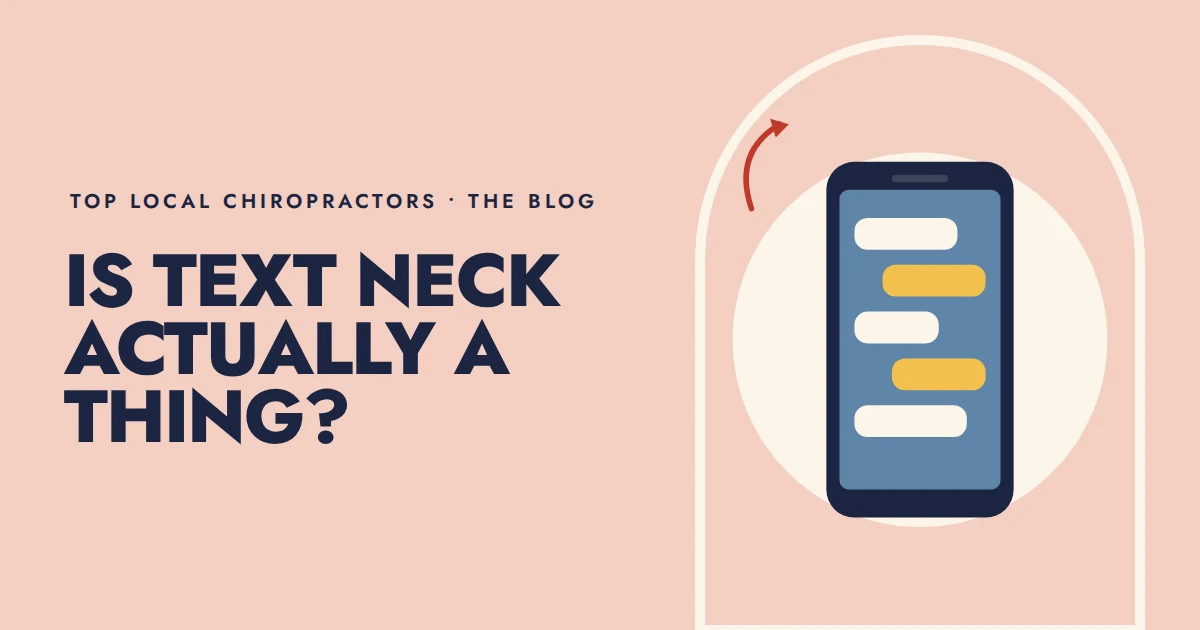 Is text neck actually a thing?