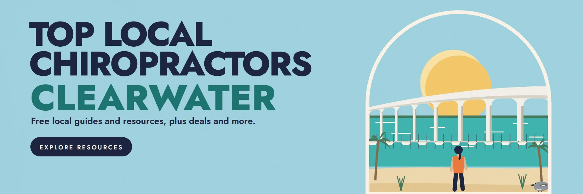 City Deco illustration of Clearwater