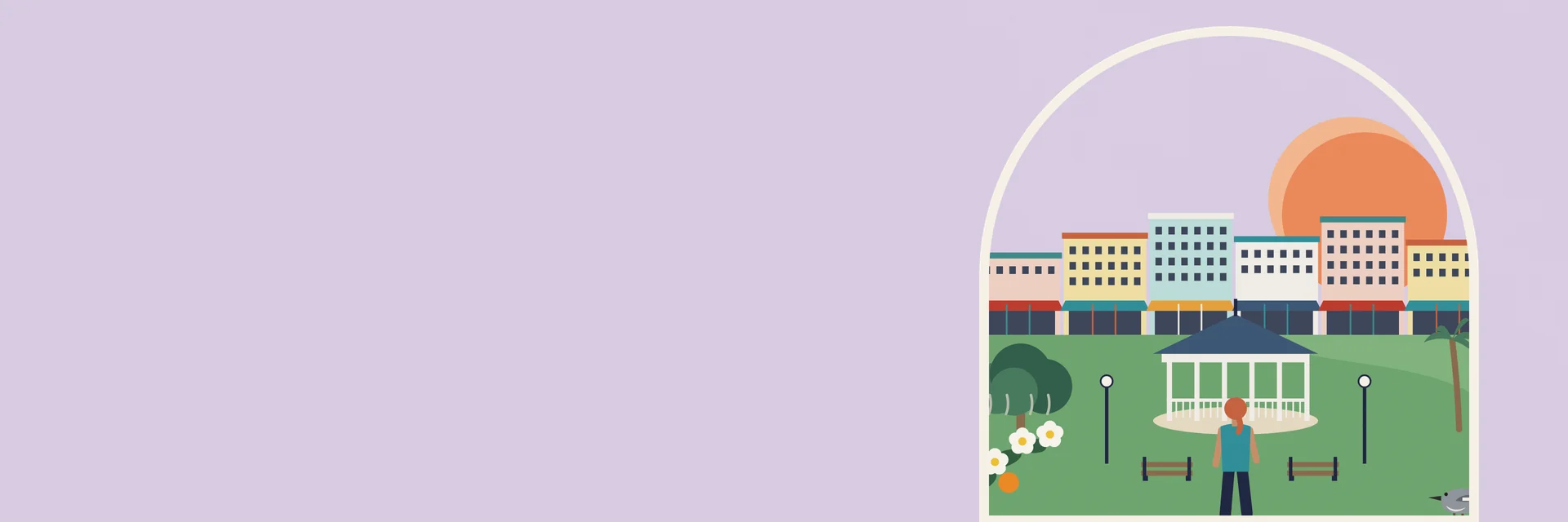 City Deco illustration of Naples