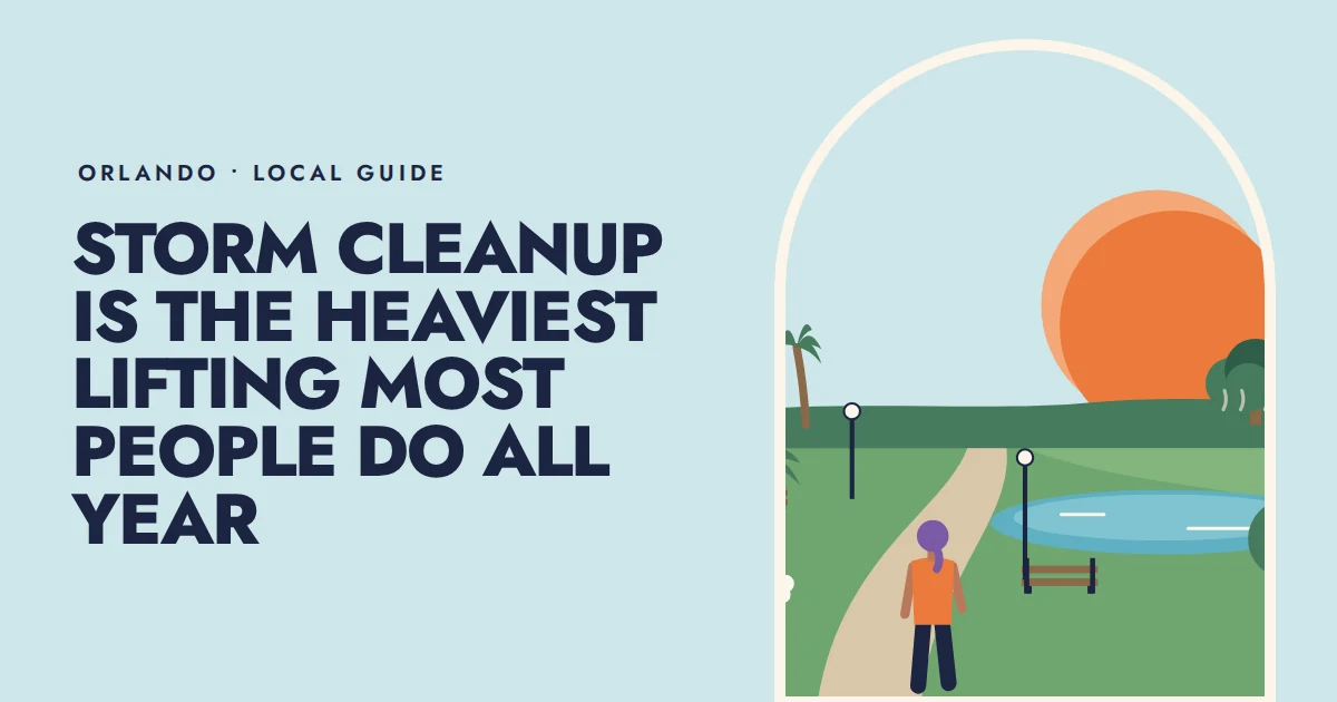 Storm cleanup is the heaviest lifting most people do all year