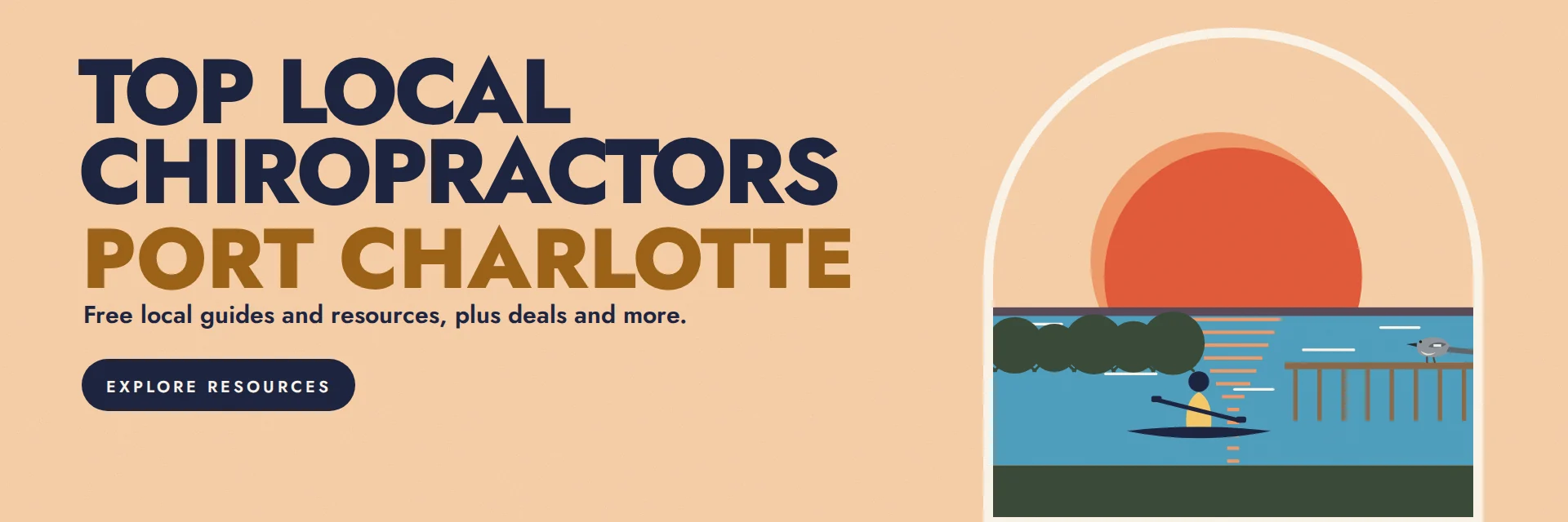 City Deco illustration of Port Charlotte
