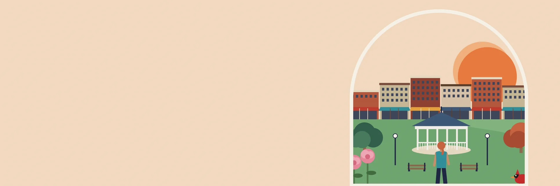 City Deco illustration of Terre Haute