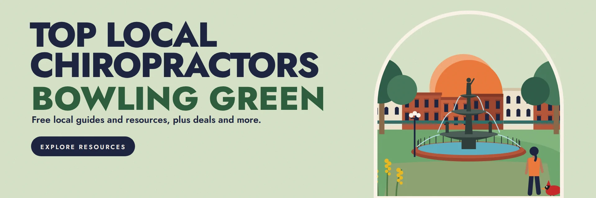 City Deco illustration of Bowling Green