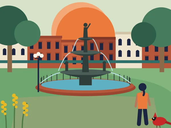 City Deco illustration of Bowling Green