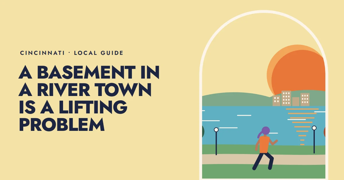 A basement in a river town is a lifting problem