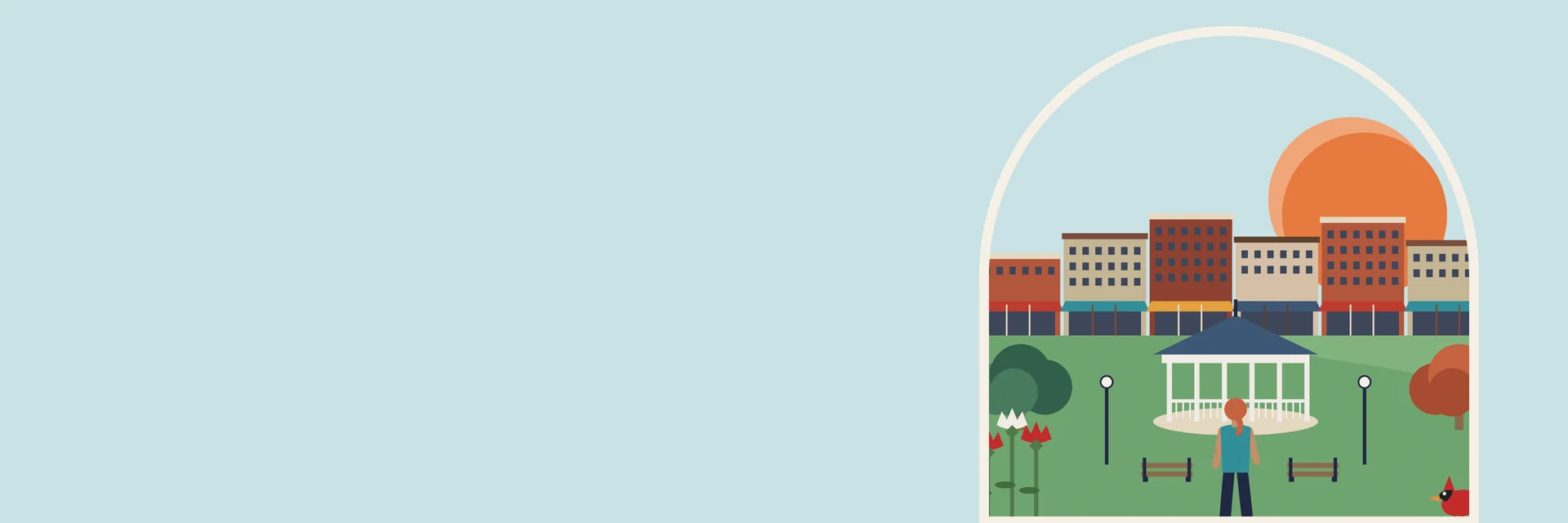 City Deco illustration of Cleveland