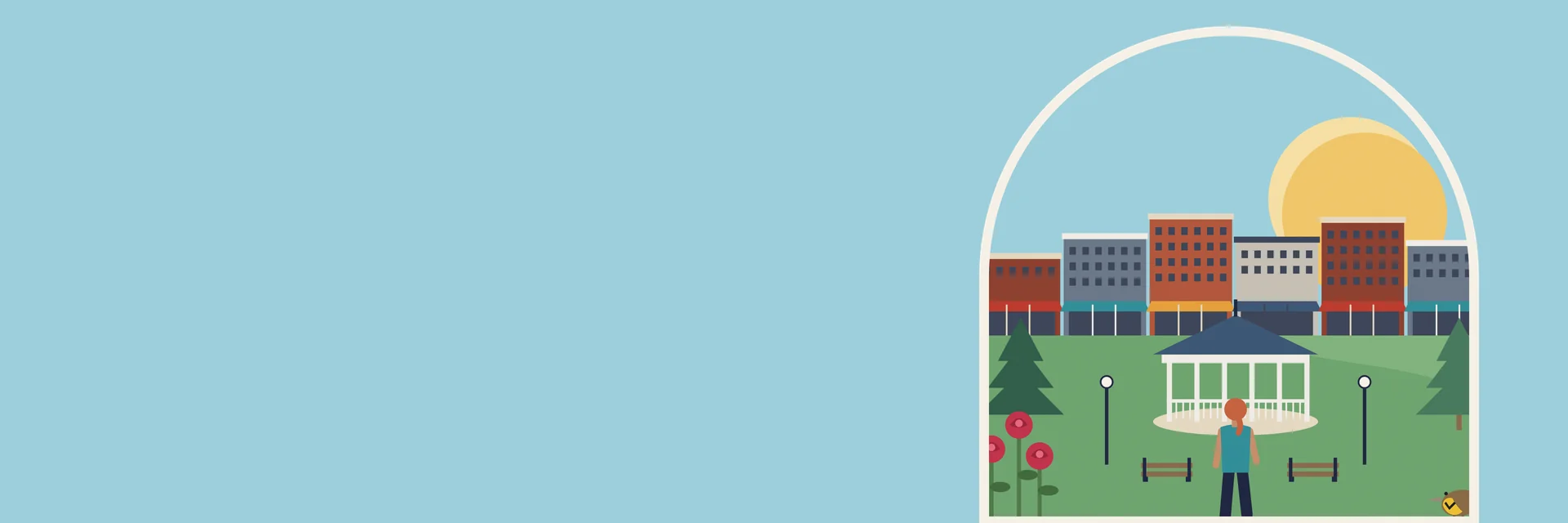 City Deco illustration of Portland