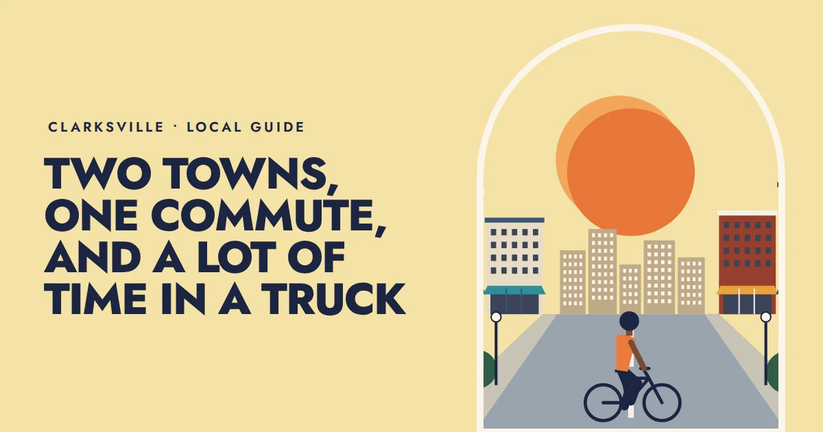 Two towns, one commute, and a lot of time in a truck