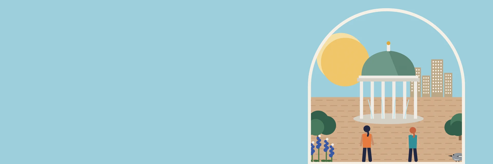 City Deco illustration of Arlington