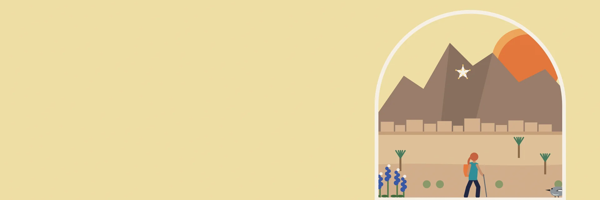 City Deco illustration of El Paso