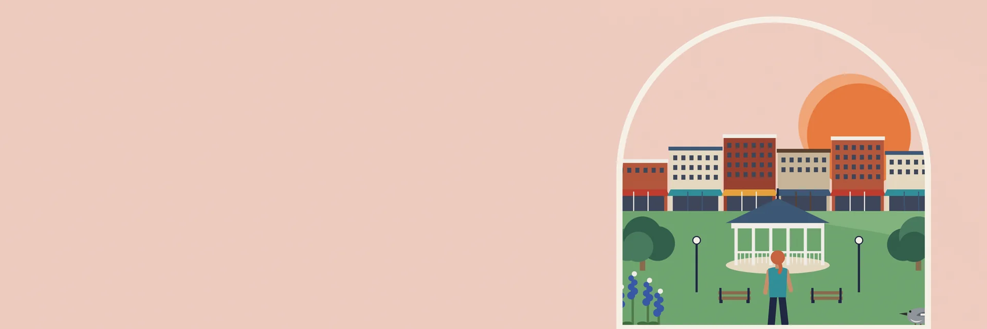 City Deco illustration of Longview