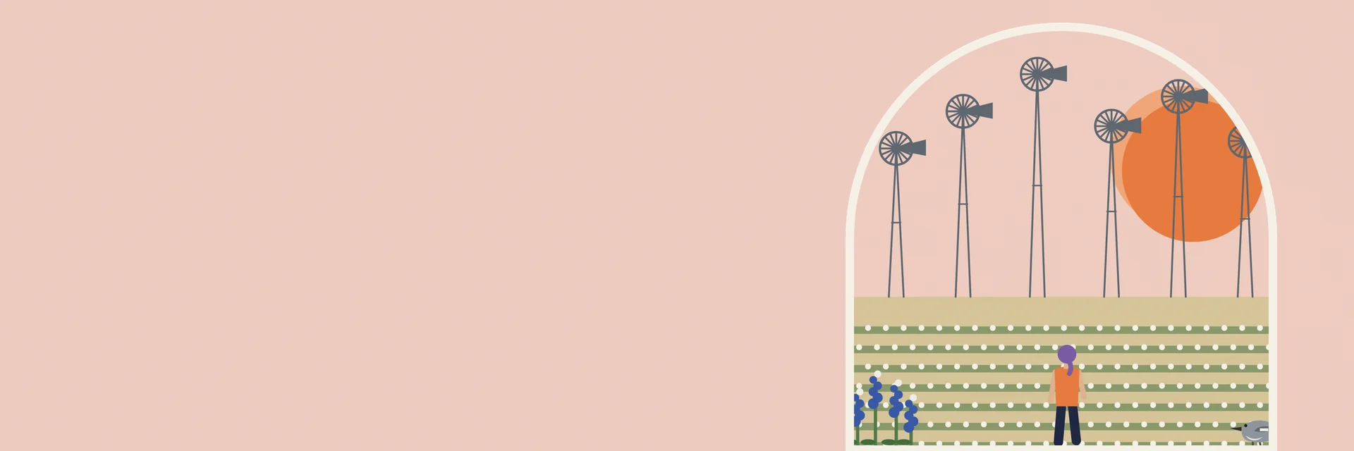City Deco illustration of Lubbock