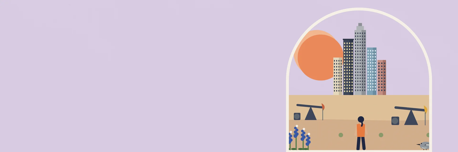 City Deco illustration of Midland
