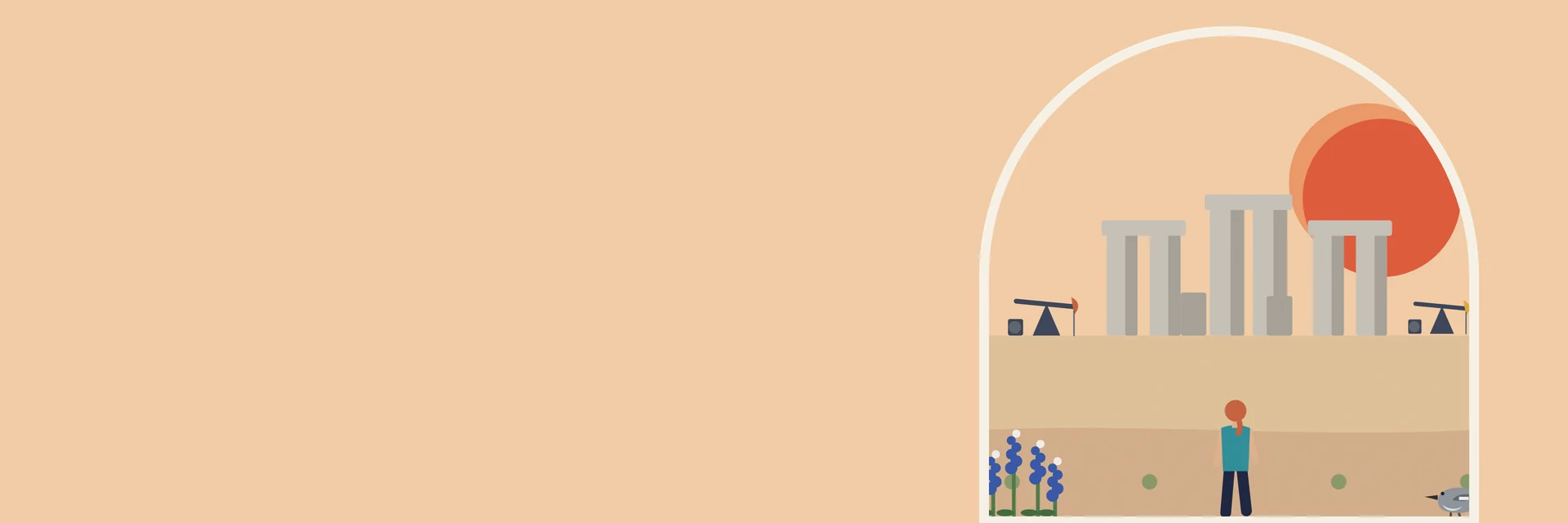 City Deco illustration of Odessa
