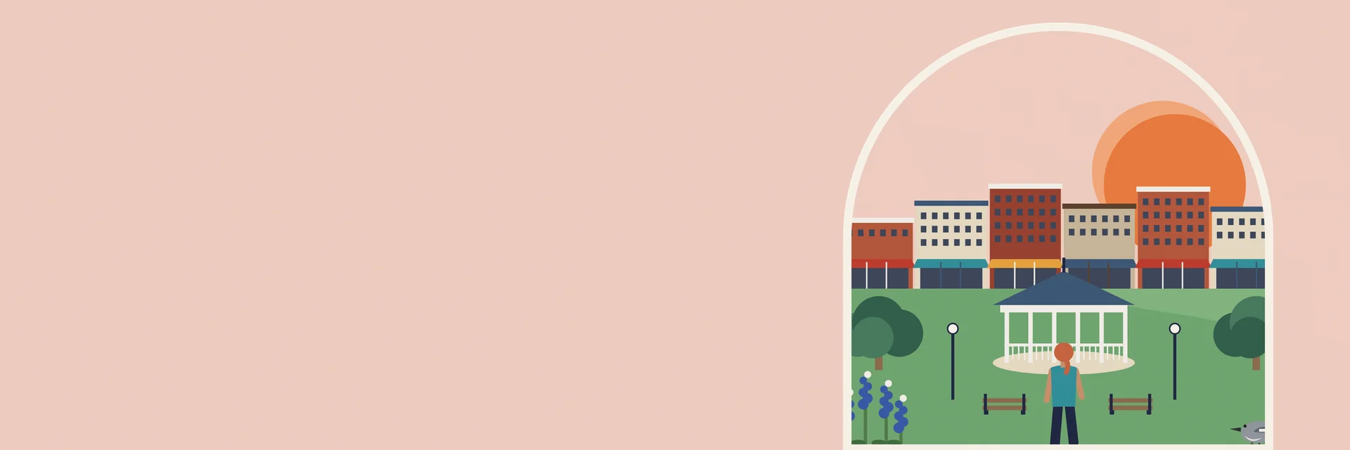 City Deco illustration of Plano