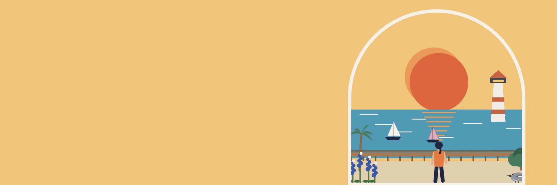 City Deco illustration of Rockwall