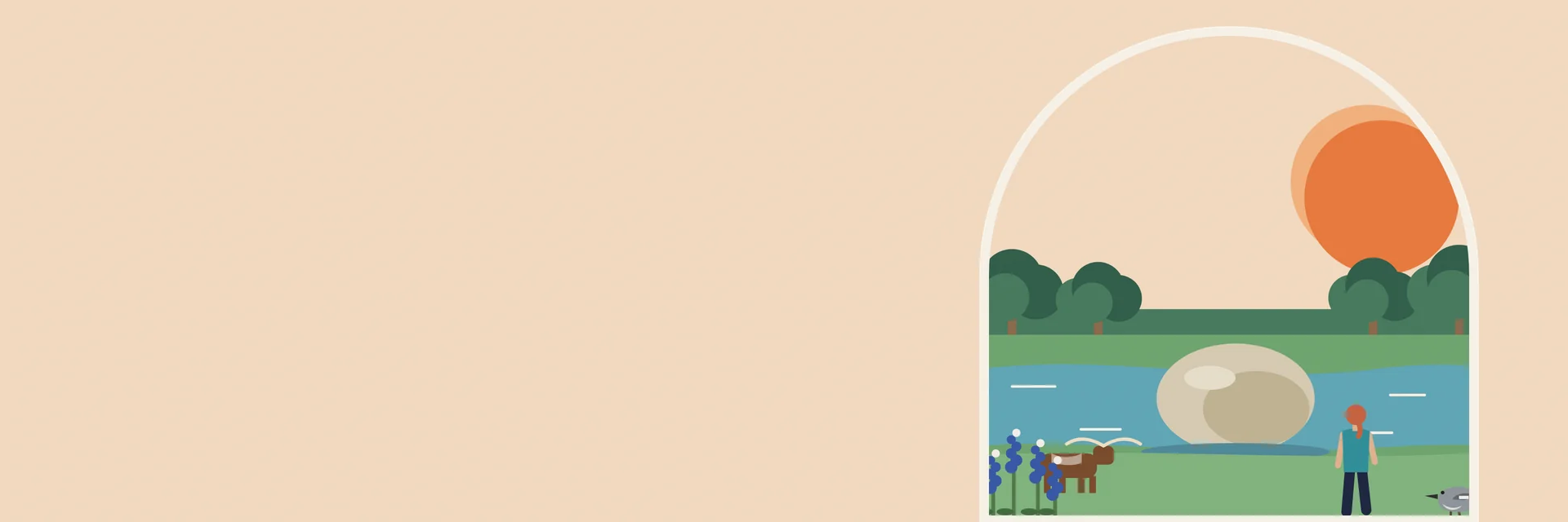 City Deco illustration of Round Rock