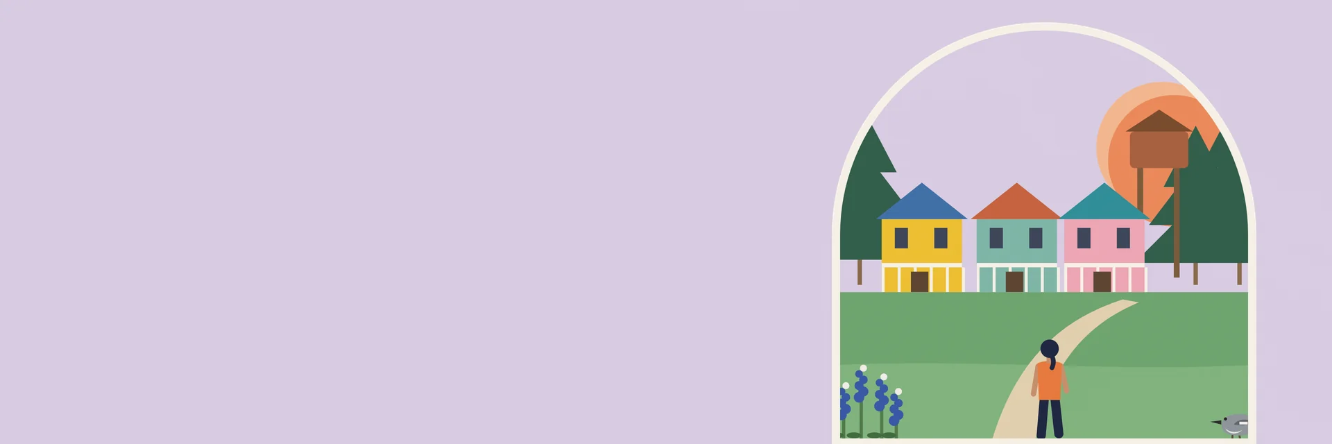 City Deco illustration of Spring
