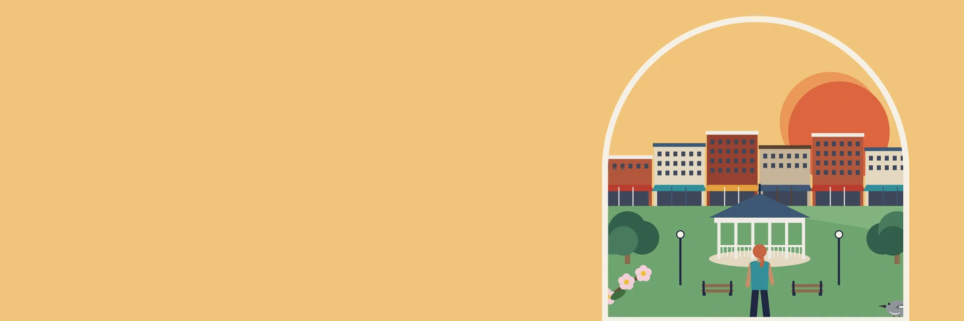 City Deco illustration of Texarkana